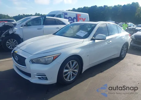 2015 Infiniti Q50 Premium from USA, damaged, VIN JN1BV7AP4FM341033